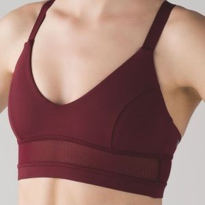 Lululemon Body Con Bra Deep Rouge 6